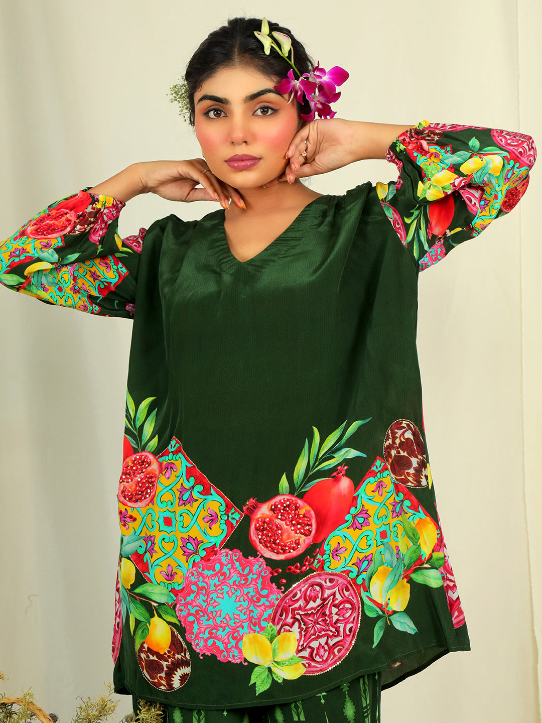 Elevate Your Style with the Apple Print Co-Ord Set from Earthofab